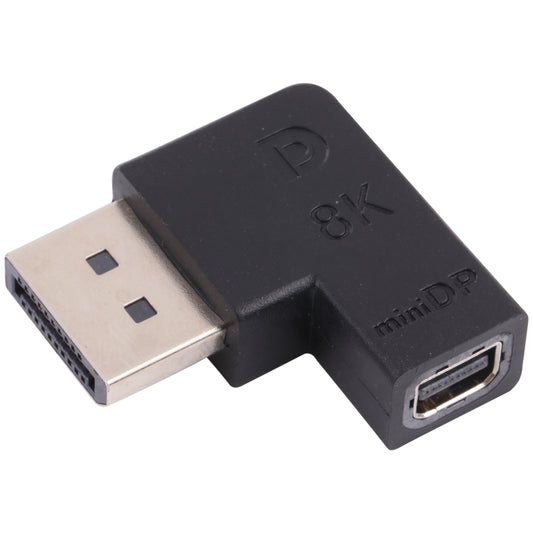 Угловой адаптер DisplayPort 8K (штекер) – Mini DisplayPort (гнездо)