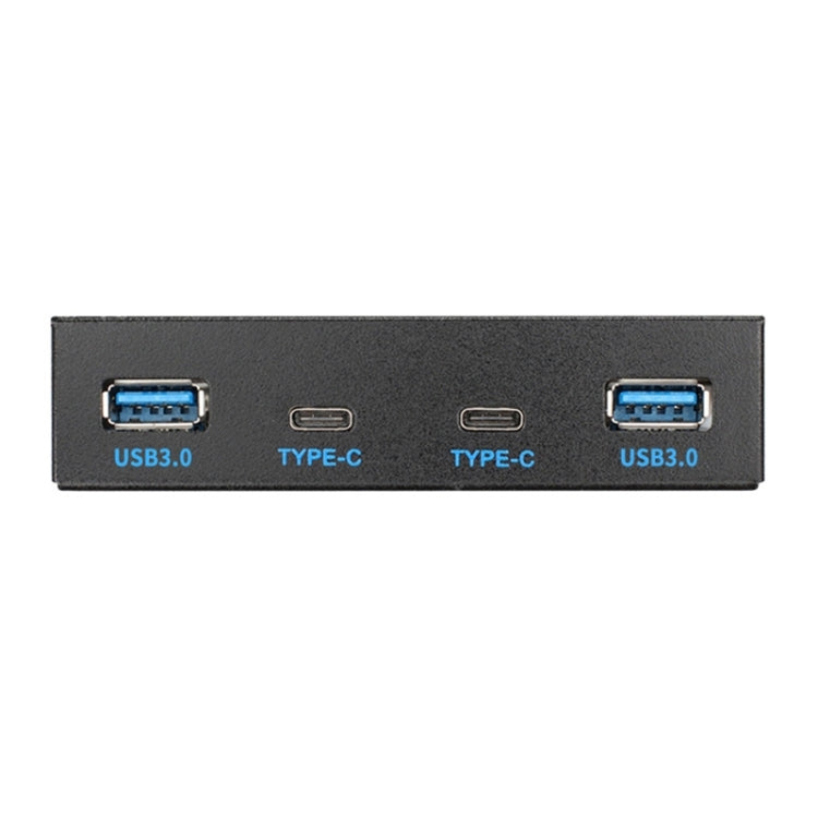 2 порта USB 3.0 + 2 порта USB-C / Type-C на передней панели флоппи-дисковода
