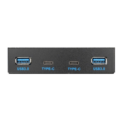 2 порта USB 3.0 + 2 порта USB-C / Type-C на передней панели флоппи-дисковода