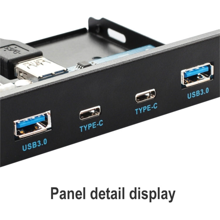 2 порта USB 3.0 + 2 порта USB-C / Type-C на передней панели флоппи-дисковода