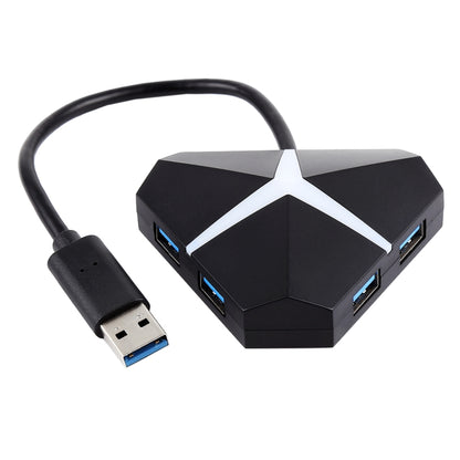 5 Gbps īpaši ātrs 4 portu USB 3.0 centrmezgla adapteris, kabeļa garums: aptuveni 20 cm
