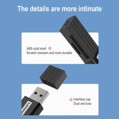 Original Lenovo D231 2 in 1 5Gbps USB 3.0 Card Reader