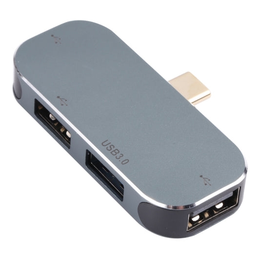 4 vienā USB-C / C tipa vīriešu — USB-C / C tipa + USB 3.0 + divkāršs USB mātīšu adapteris