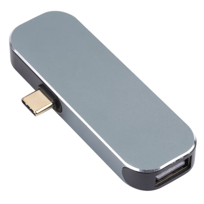 Адаптер 5-в-1 USB-C/Type-C (папа) на два USB-C/Type-C + два USB + USB 3.0 (мама)