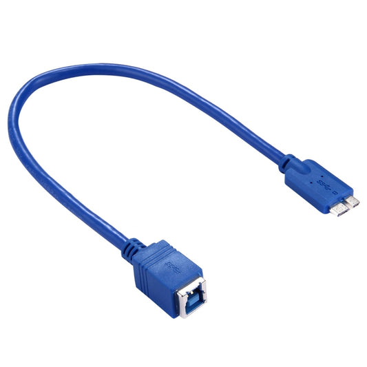 30 cm USB 3.0 B ligzda uz Micro B ligzdu, adaptera kabelis printerim/cietajam diskam
