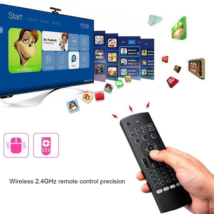 Беспроводная клавиатура Fly Air Mouse MX3-L Voice с подсветкой 2,4 ГГц с дистанционным управлением