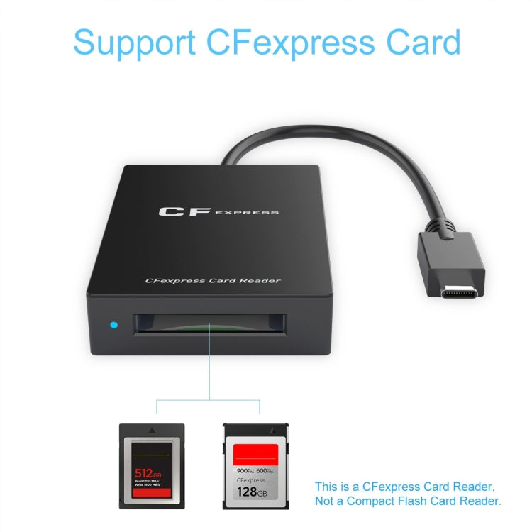 Кардридер Rocketek CR315 USB3.1 Gen2 Type-C CFexpress Type B