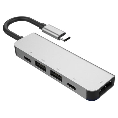 Адаптер-концентратор 5-в-1 HDMI + USB x 2 + PD x 2 на USB-C / Type-C
