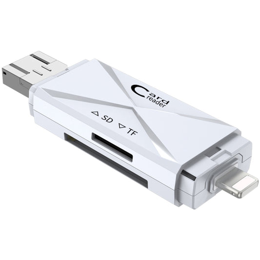 Многофункциональный картридер ADS-208 8 Pin+USB+Micro USB