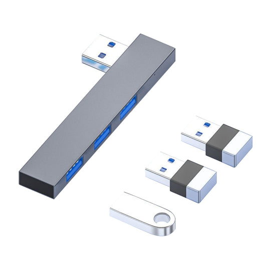 Адаптер 889R USB-штекер на два USB 2.0+USB 3.0 гнездо
