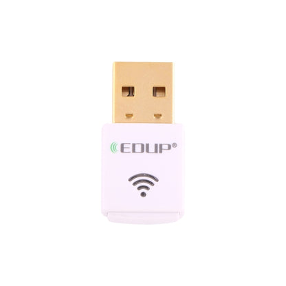EDUP EP-AC1619 Мини Беспроводная USB-карта 600 Мбит/с 2,4 ГГц / 5,8 ГГц 150 Мбит/с + 433 Мбит/с Двухдиапазонная WiFi-сетевая карта для ноутбука / ноутбука / ПК