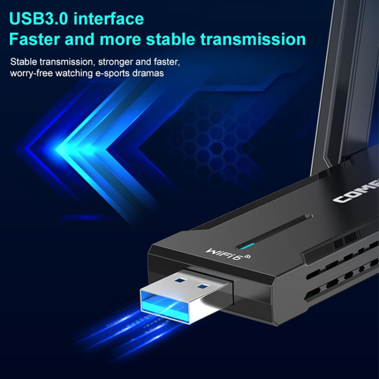 COMFAST 972AX 5400Mbps WiFi6 brīvas diska USB bezvadu tīkla karte