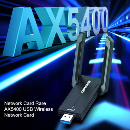 COMFAST 972AX 5400Mbps WiFi6 brīvas diska USB bezvadu tīkla karte