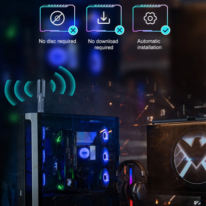 COMFAST 972AX 5400Mbps WiFi6 brīvas diska USB bezvadu tīkla karte