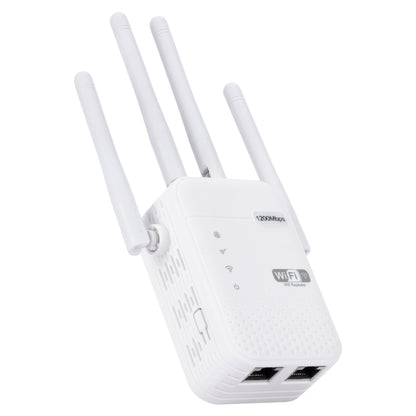 ZX-R08 1200Mbps 2.4G/5G divjoslu WiFi atkārtotāja signāla pastiprinātājs WISP āra maršrutētājs, ASV spraudnis