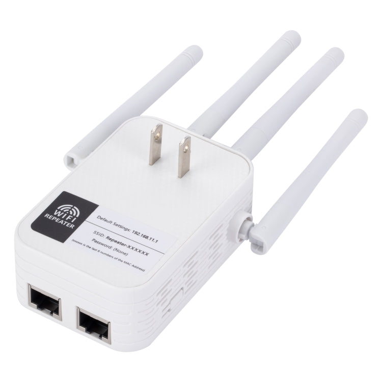 ZX-R08 1200Mbps 2.4G/5G divjoslu WiFi atkārtotāja signāla pastiprinātājs WISP āra maršrutētājs, ASV spraudnis