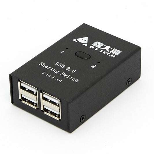 DY-B046 2 входа 4 выхода USB 2.0 коммутатор USB флэш-принтер адаптер