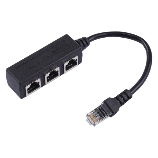 Сетевой удлинитель-разветвитель RJ45 для локальной сети Ethernet с 1 на 3 розетки