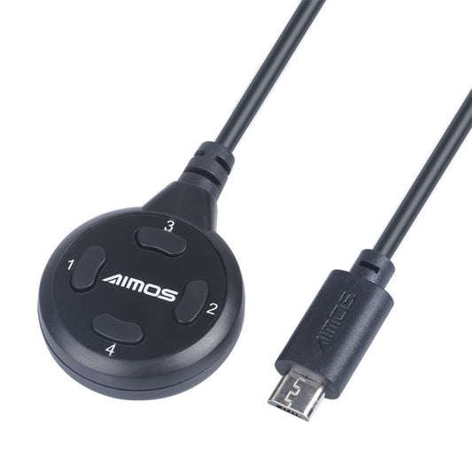 Устройство совместного использования коммутатора AIMOS AM-SH4 с 4-кнопочным удлинительным кабелем