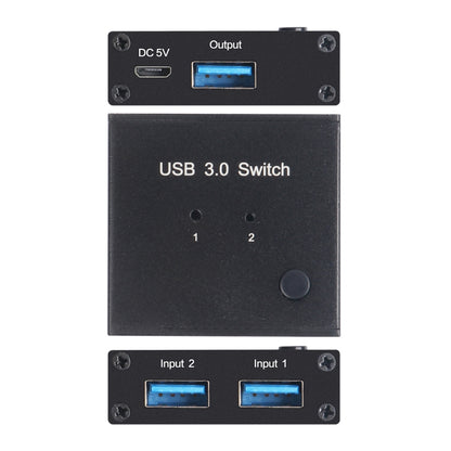 Коммутатор USB 3.0 AM-U301 с 2 входами и 1 выходом