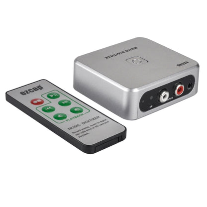Адаптер для записи звука EZCAP241, 3,5-мм RCA R/L аналоговый аудиоконвертер в музыкальный MP3-дигитайзер