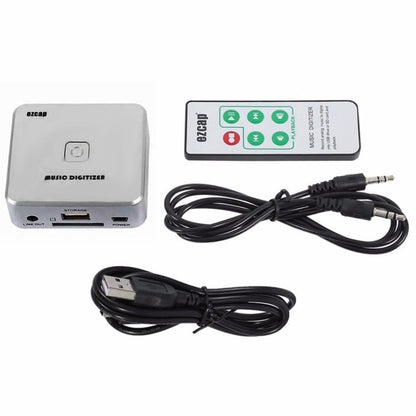 Адаптер для записи звука EZCAP241, 3,5-мм RCA R/L аналоговый аудиоконвертер в музыкальный MP3-дигитайзер