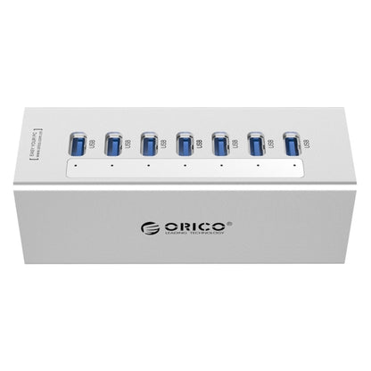 ORICO A3H7 алюминиевый высокоскоростной концентратор USB 3.0 на 7 портов с блоком питания 12 В/2,5 А для ноутбуков
