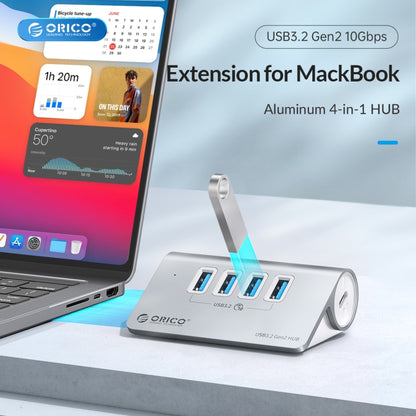 ORICO M3CU2 Aluminum Alloy 4-Port Type-C And USB 3.2 Gen2 10Gbps HUB