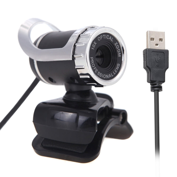 Веб-камера A859 480 пикселей HD 360 градусов, USB 2.0, ПК-камера со звукопоглощающим микрофоном для компьютера или ноутбука, длина кабеля: 1,4 м