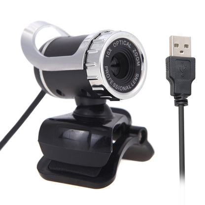 Веб-камера A859 480 пикселей HD 360 градусов, USB 2.0, ПК-камера со звукопоглощающим микрофоном для компьютера или ноутбука, длина кабеля: 1,4 м