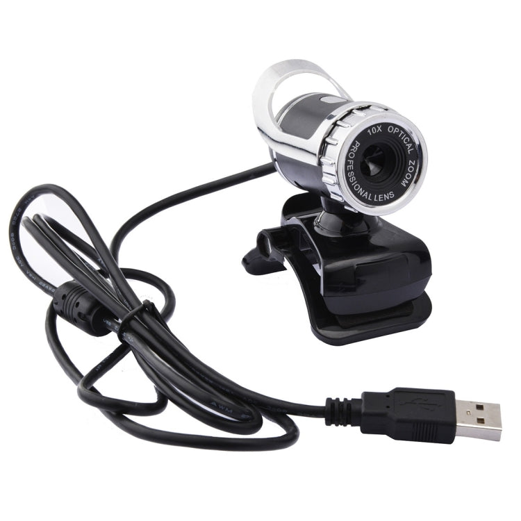 Веб-камера A859 480 пикселей HD 360 градусов, USB 2.0, ПК-камера со звукопоглощающим микрофоном для компьютера или ноутбука, длина кабеля: 1,4 м