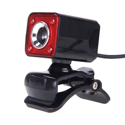 Веб-камера A862 с вращением на 360 градусов, разрешением 480P, USB-проводная камера с микрофоном и 4 светодиодами для настольного компьютера или ноутбука со Skype. Длина кабеля: 1,4 м