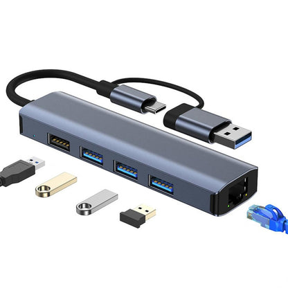 BYL-2208TU 5 в 2 USB + USB-C / Type-C - USB Многофункциональная док-станция-концентратор Адаптер