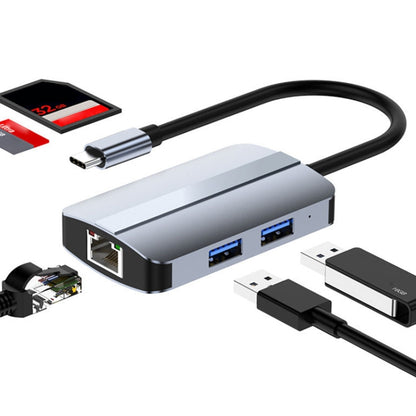 BYL-2112 5-в-1 USB-C / Type-C - USB Многофункциональная док-станция-концентратор Адаптер