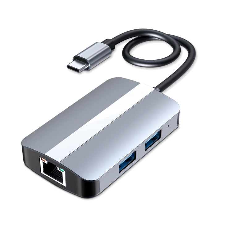 BYL-2112 5-в-1 USB-C / Type-C - USB Многофункциональная док-станция-концентратор Адаптер