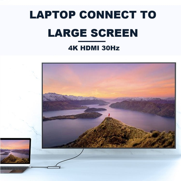 BYL-2109 5-в-1 USB-C / Type-C - USB Многофункциональная док-станция-концентратор Адаптер