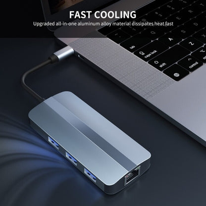 BYL-2209 6-в-1 USB-C / Type-C - USB Многофункциональная док-станция-концентратор Адаптер