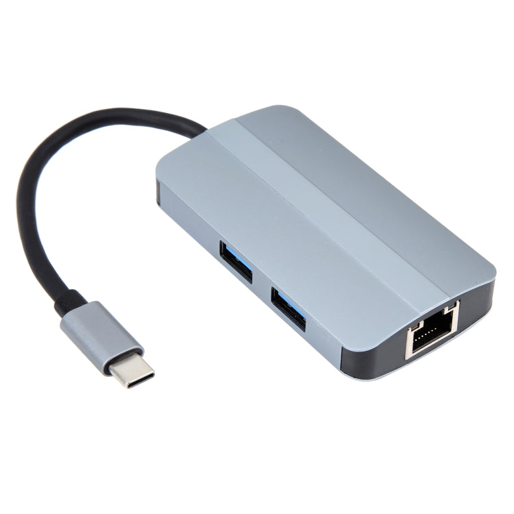 BYL-2203 6-в-1 USB-C / Type-C - USB Многофункциональная док-станция-концентратор Адаптер