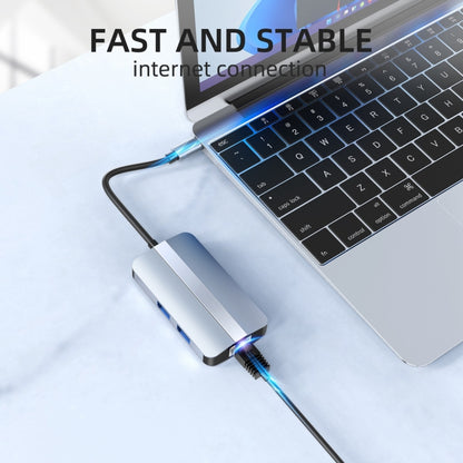 BYL-2203 6-в-1 USB-C / Type-C - USB Многофункциональная док-станция-концентратор Адаптер
