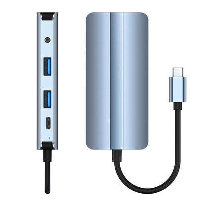 BYL-2105 8-в-1 USB-C / Type-C - USB Многофункциональная док-станция-концентратор Адаптер