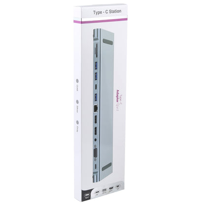 BYL-2003U2 12-в-1 USB-C / Type-C - USB Многофункциональная док-станция-концентратор Адаптер