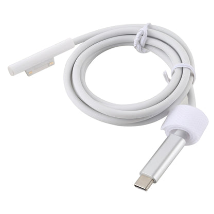 Surface Pro 7 / 6 / 5 to USB-C / Type-C Male Interfaces Power Adapter Charger Cable for Microsoft Surface Pro 7 / 6 / 5 / 4 / 3 / Microsoft Surface Go