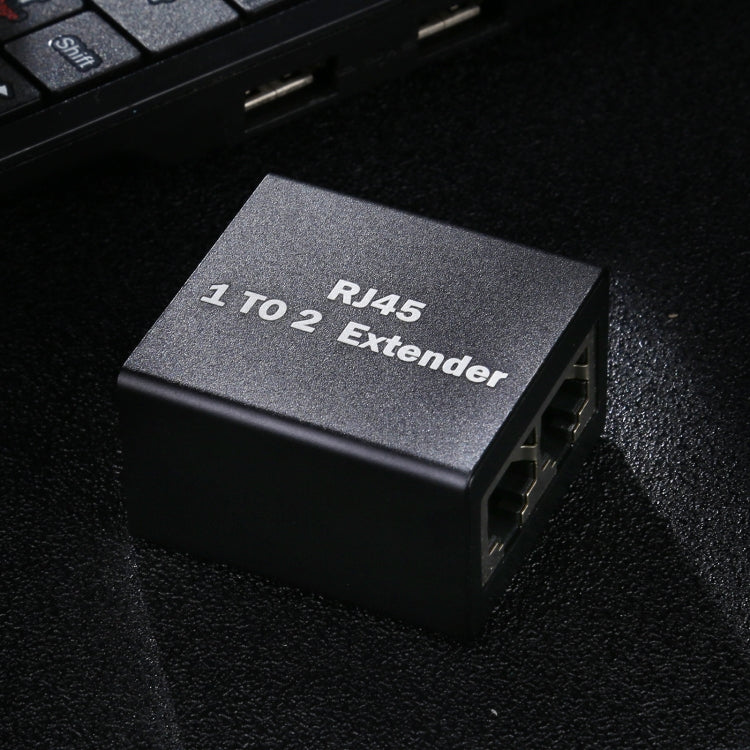 RJ45 1 to 2 Aluminum Alloy Expansion Head Extender