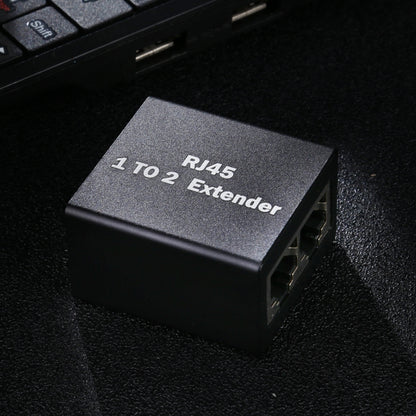 RJ45 1 to 2 Aluminum Alloy Expansion Head Extender
