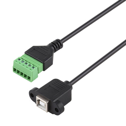 Кабель-адаптер USB Type-B с гнездом на 5-контактных разъемах, не требующий пайки, длина: 30 см