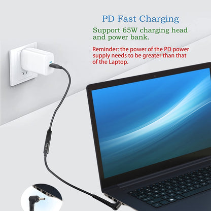 Кабель-адаптер питания и зарядного устройства USB-C/Type-C на 4,0 x 1,35 мм