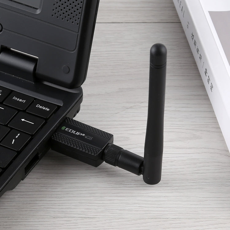 EDUP EP-AC1661 2 в 1 Bluetooth 4.2 + двухдиапазонный высокоскоростной беспроводной USB-адаптер 600 Мбит/с с WiFi-приемником