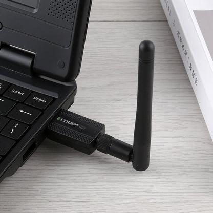 EDUP EP-AC1661 2 в 1 Bluetooth 4.2 + двухдиапазонный высокоскоростной беспроводной USB-адаптер 600 Мбит/с с WiFi-приемником