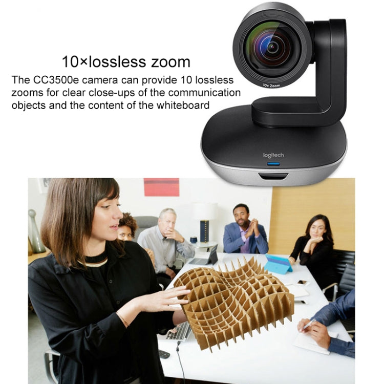 Камера Logitech CC3500e HD 1080P для онлайн-видеоконференций в формате Business Class, вилка ЕС