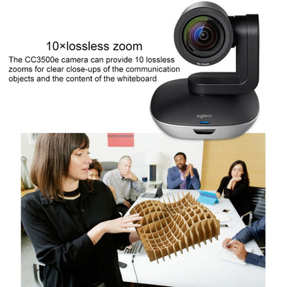 Камера Logitech CC3500e HD 1080P для онлайн-видеоконференций в формате Business Class, вилка ЕС